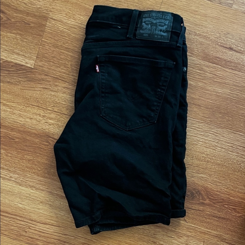 Levi's Men's Black Jean Shorts